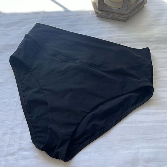 Skinny Dippers Black Swim Bottoms - XL - Picture 1 of 5